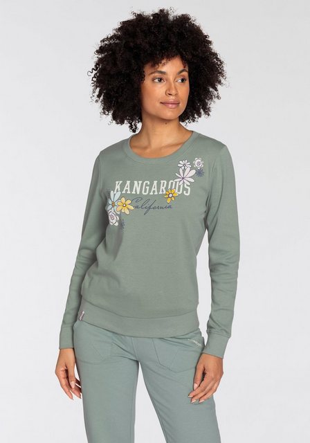 KangaROOS Sweatshirt, mit großem Label Print - NEUE-KOLLEKTION günstig online kaufen