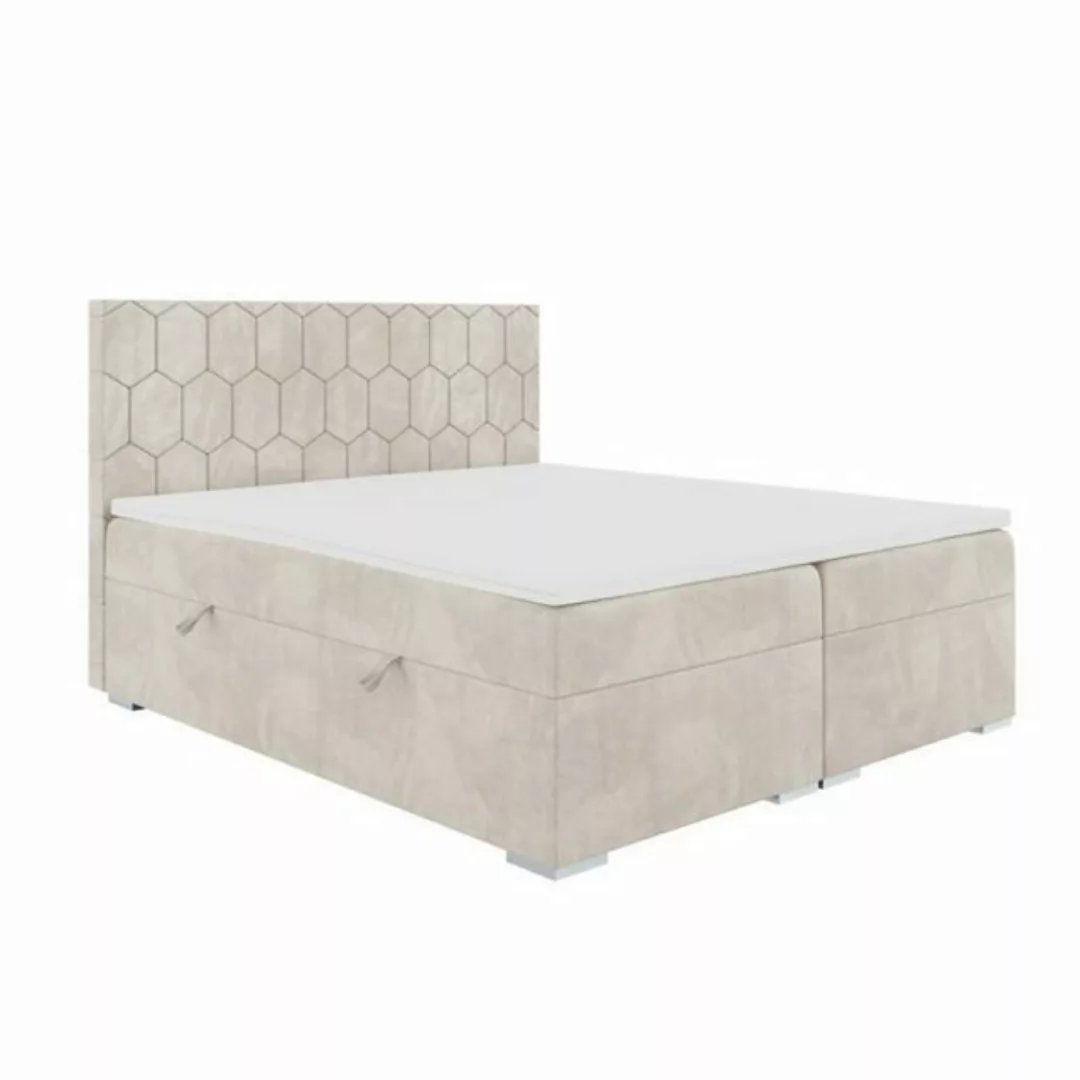 JVmoebel Boxspringbett Doppelbett Polster Schlafzimmer Bett Modern Polsterb günstig online kaufen