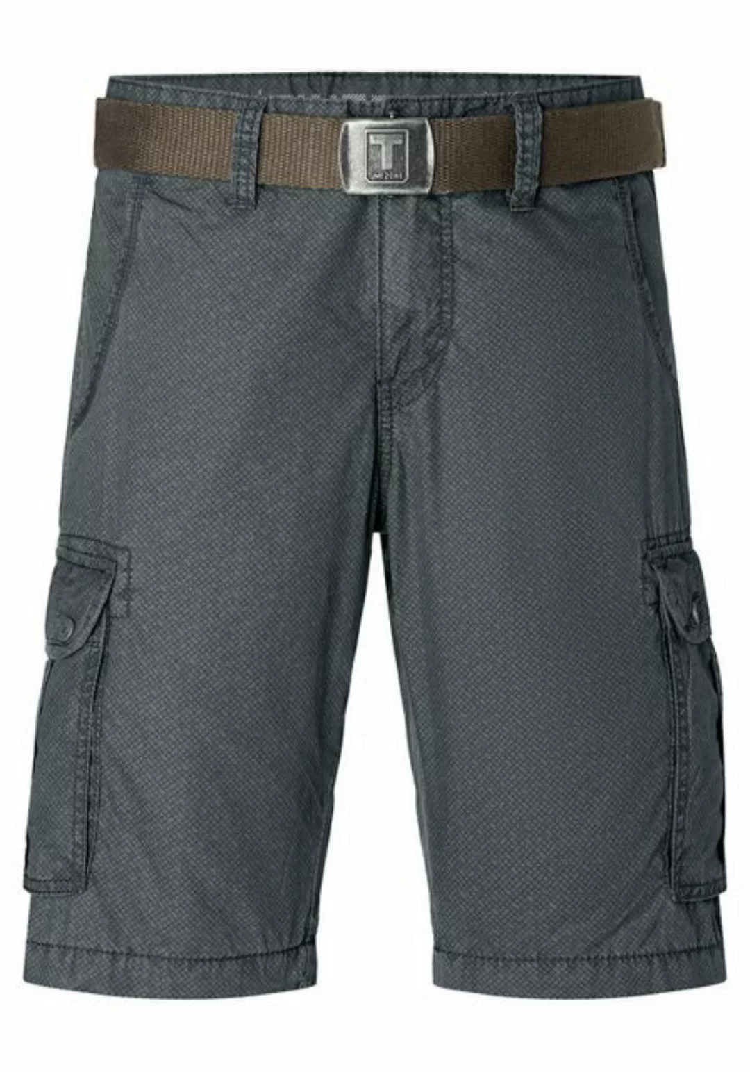 TIMEZONE Cargoshorts Feine Cargo Chino Shorts mit elegantem Muster und Gürt günstig online kaufen