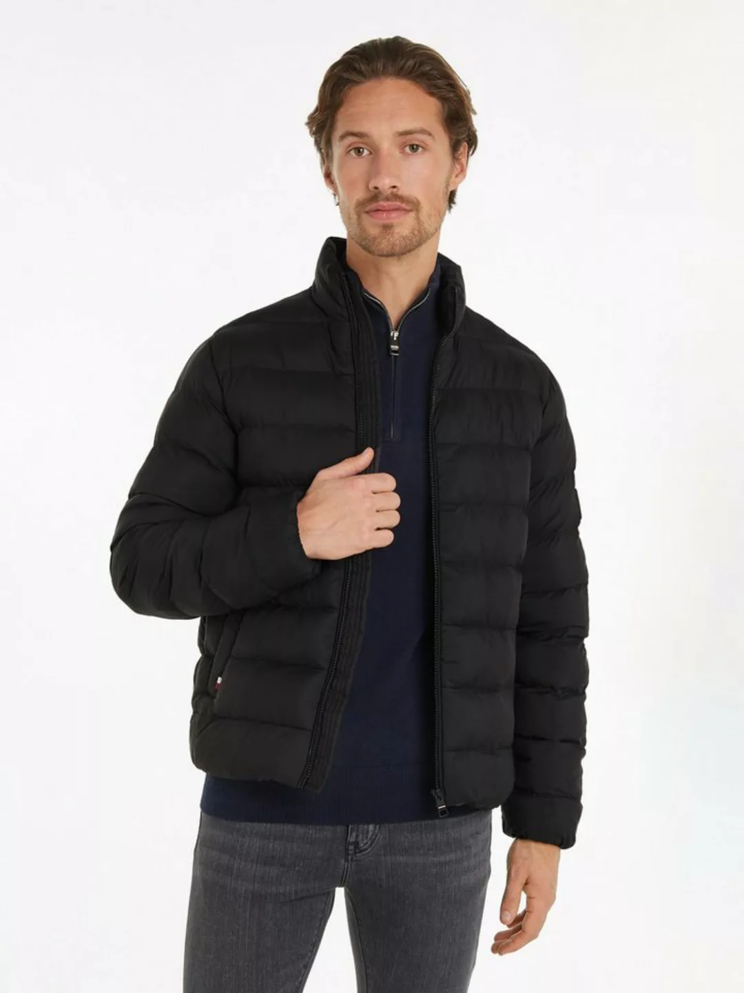 Tommy Hilfiger Steppjacke MID WEIGHT STAND COLLAR JACKET günstig online kaufen