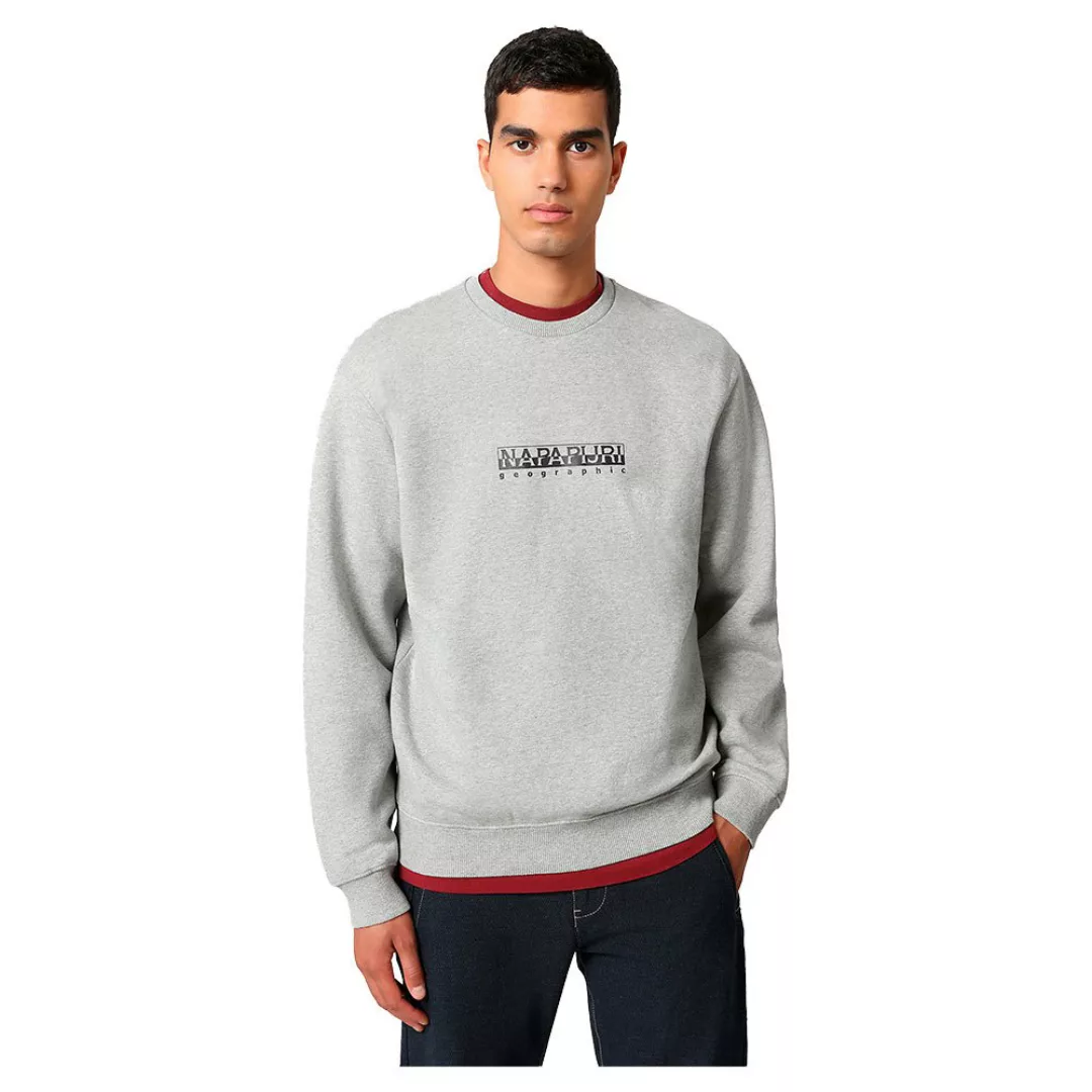 Napapijri B-box C 1 Sweatshirt XL Medium Grey Melange günstig online kaufen