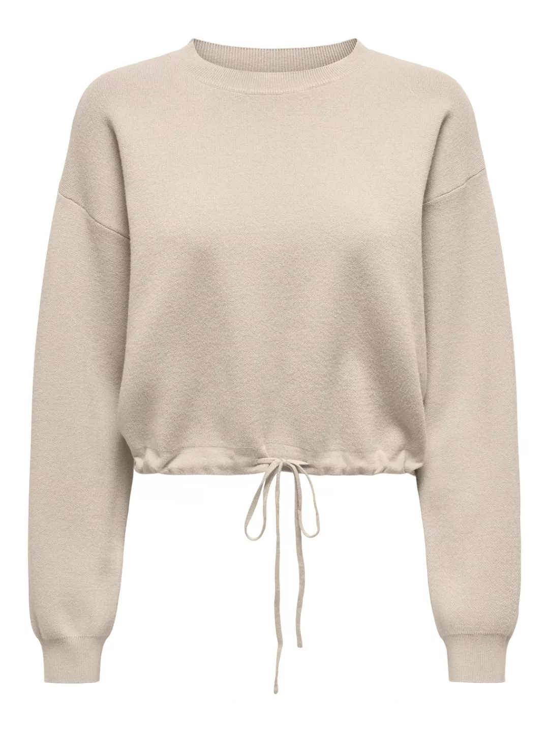 ONLY Strickpullover "ONLSUMMER LIFE LS O-NECK STRING CC KNT" günstig online kaufen