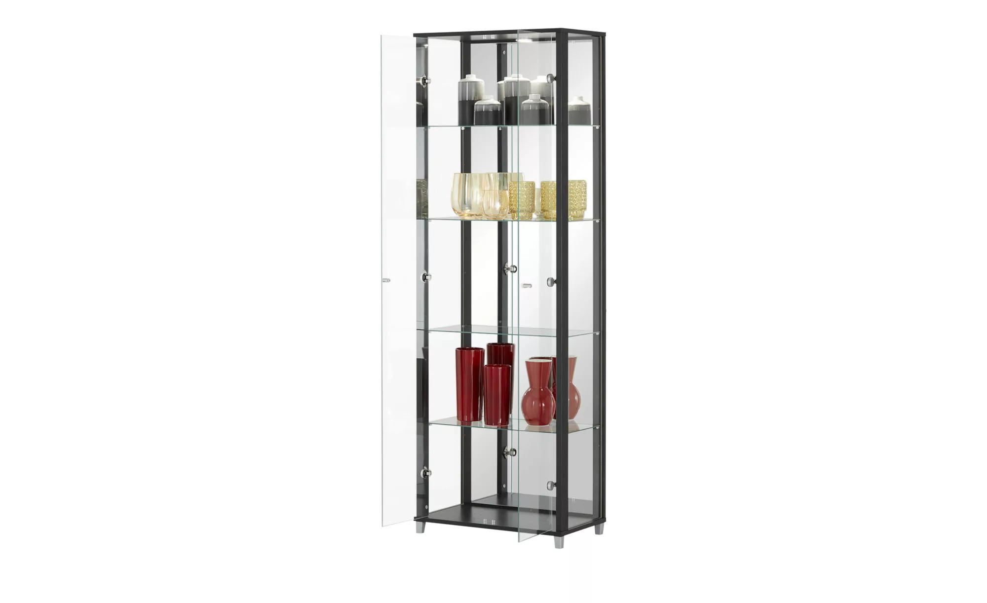 fif möbel Vitrine "OPTIMA", Standvitrine, Vitrinenschrank, Glasvitrine, Sam günstig online kaufen