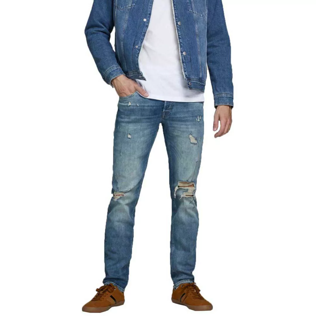 Jack & Jones Glenn Original Jeans 34 Blue Denim günstig online kaufen
