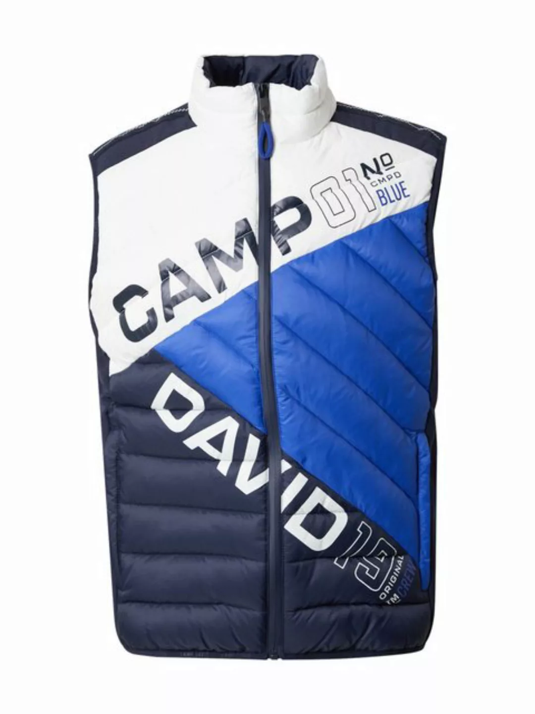 CAMP DAVID Steppweste, mit Rückenprint günstig online kaufen