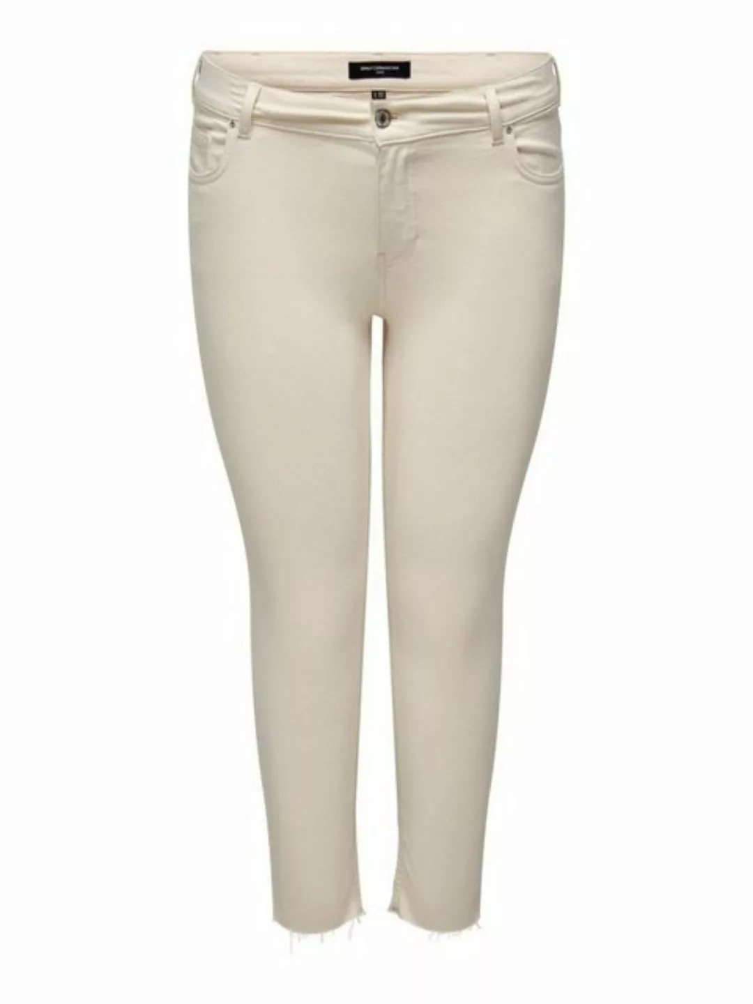 Carmakoma by Only Damen Jeans CARWILLY - Skinny Fit - Beige - Ecru - Plus S günstig online kaufen