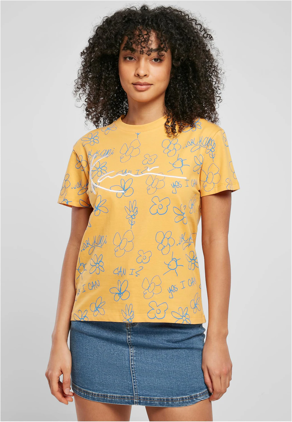 Karl Kani Langarmshirt "Karl Kani Damen Signature Flower Tee", (1 tlg.) günstig online kaufen