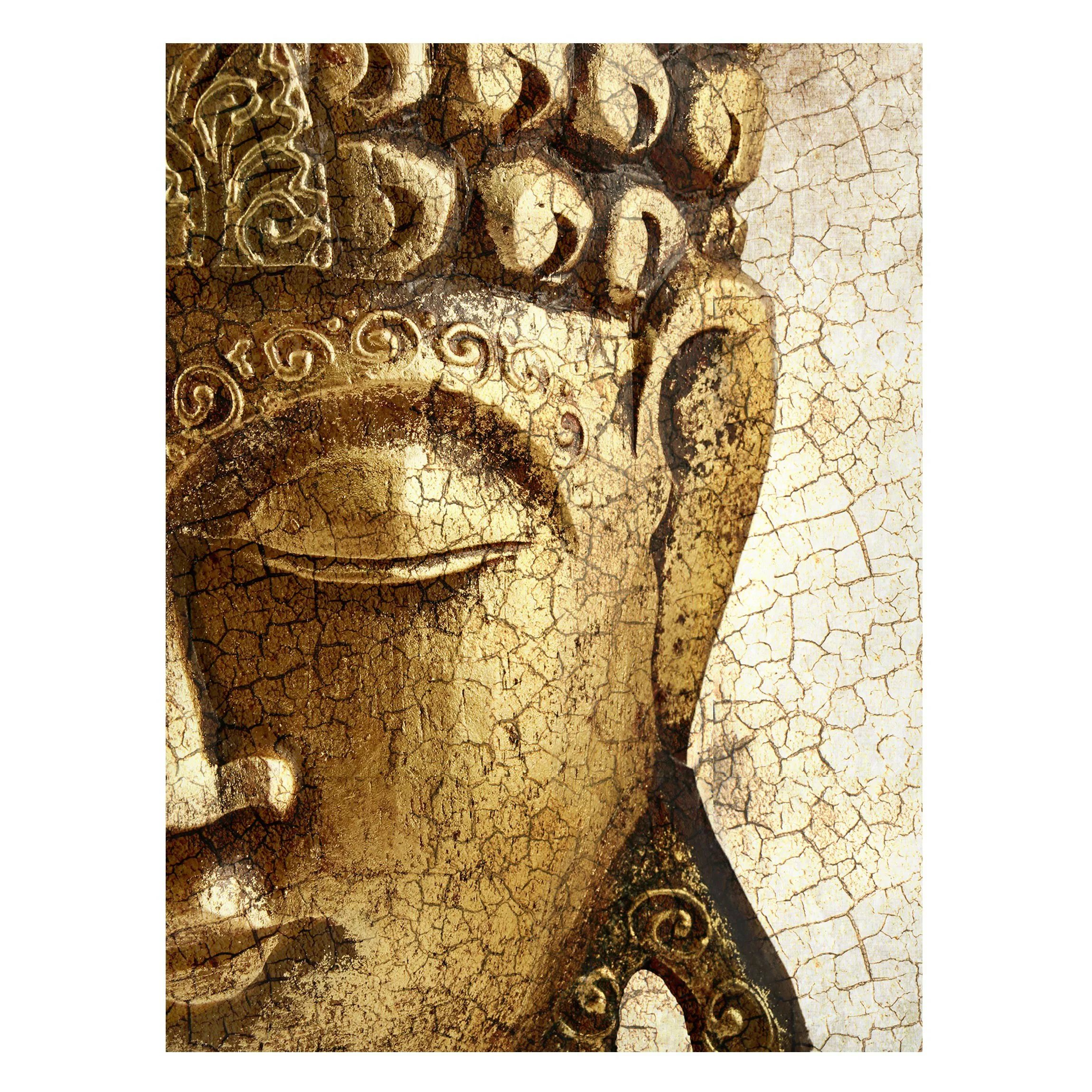 Magnettafel - Hochformat 3:4 Vintage Buddha günstig online kaufen