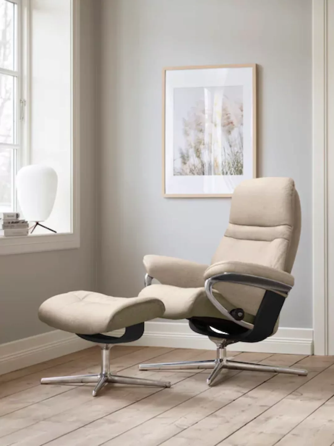 Stressless® Relaxsessel »Sunrise«, mit Cross Base, Größe S, M & L, Holzakze günstig online kaufen