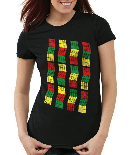 style3 T-Shirt Cubes Sheldon Würfel rubik zauberwürfel the big bang theory günstig online kaufen