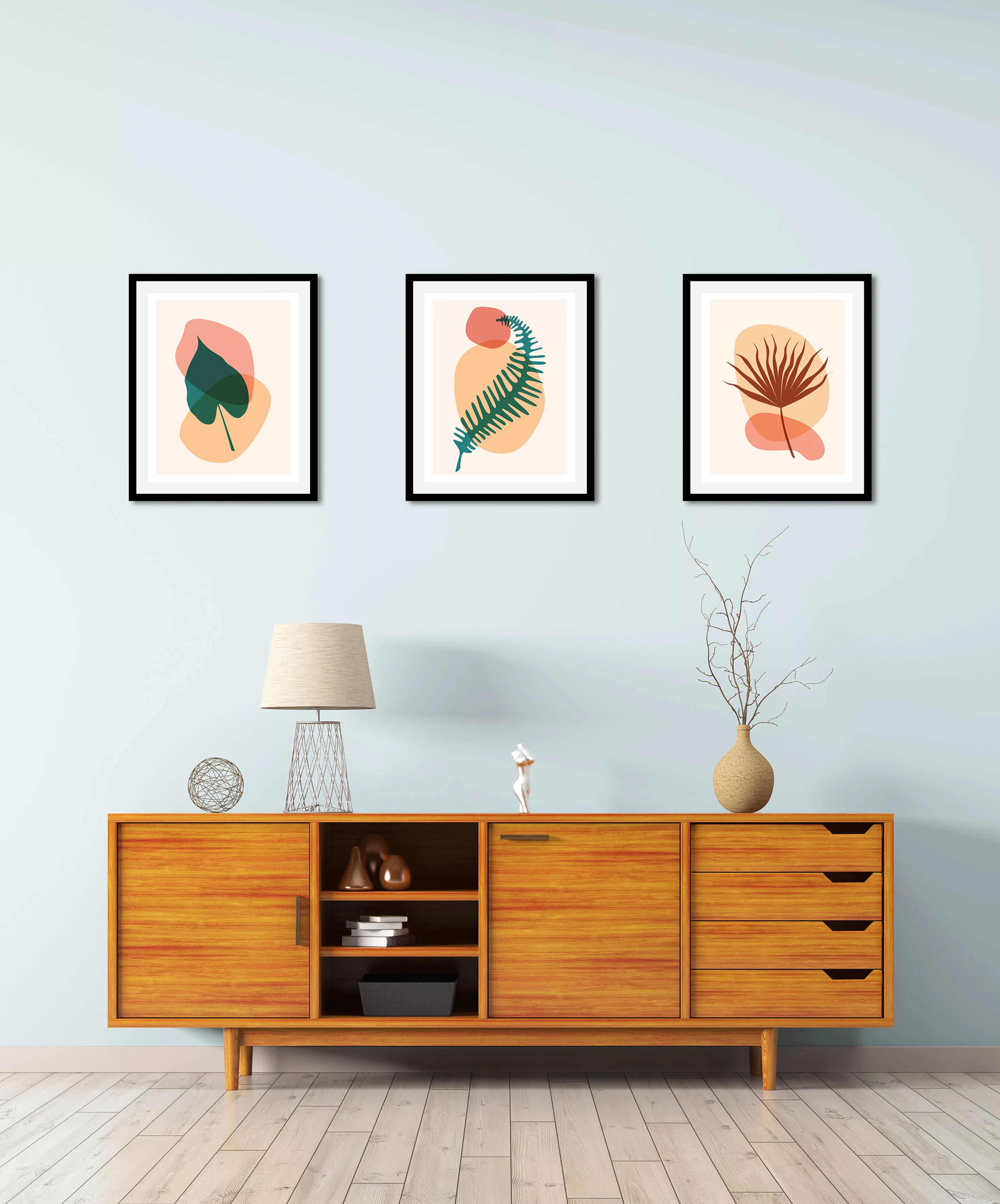queence Bild »Set Hanja«, (1 St.), gerahmt günstig online kaufen