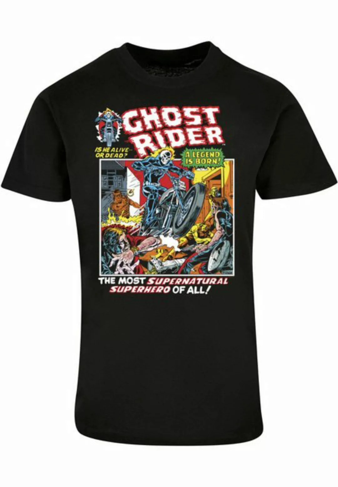 ABSOLUTE CULT T-Shirt ABSOLUTE CULT Herren Marvel Comics - Ghost Rider Basi günstig online kaufen