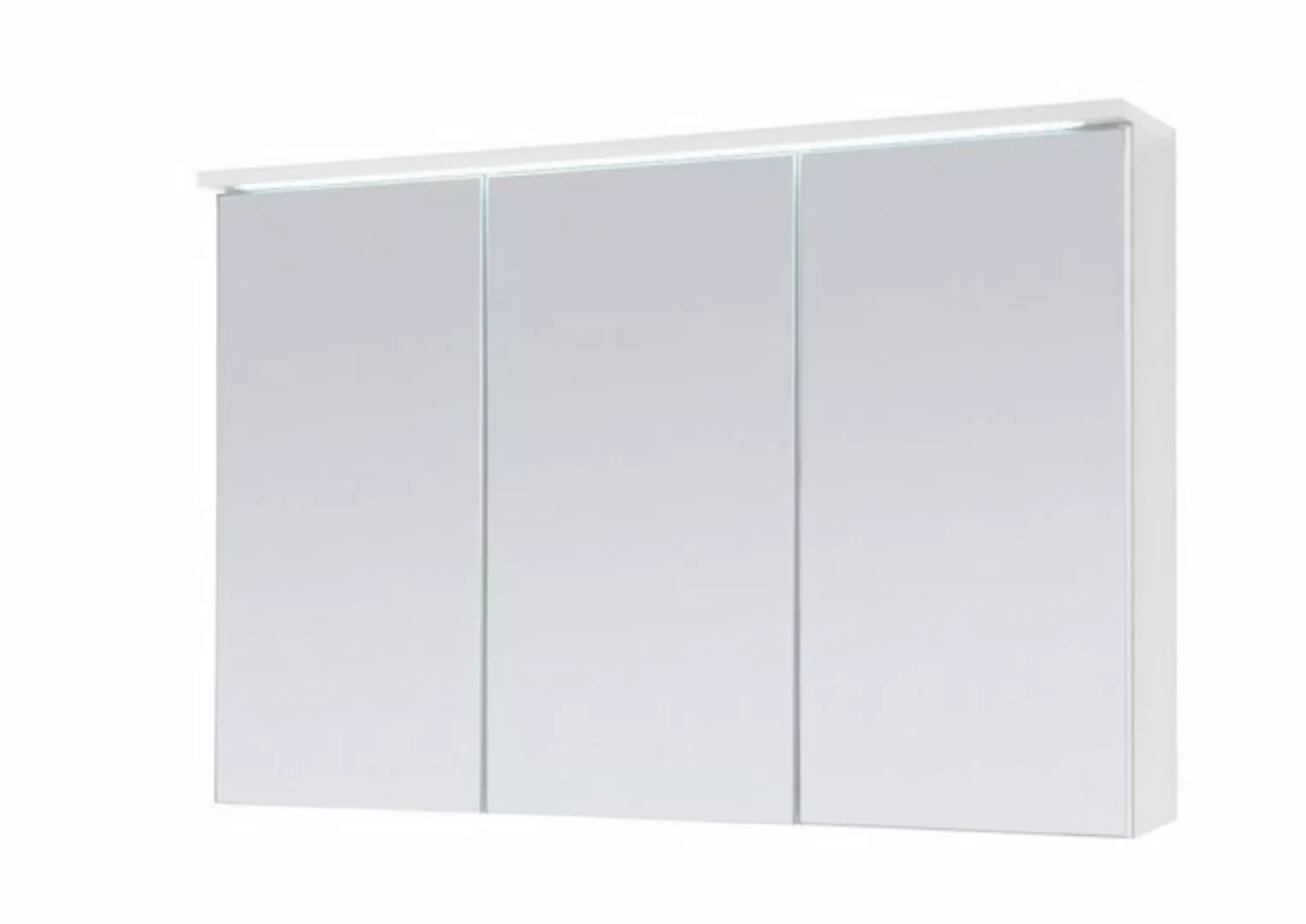Aileenstore Spiegelschrank DUO Breite 100 cm, Schalter-/Steckdosenbox, LED- günstig online kaufen