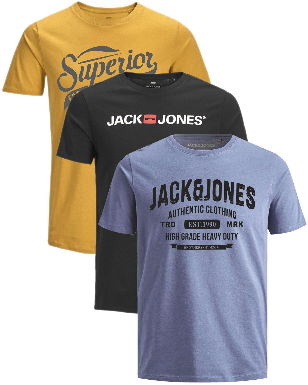 Jack & Jones Print-Shirt Bequemes Slimfit günstig online kaufen