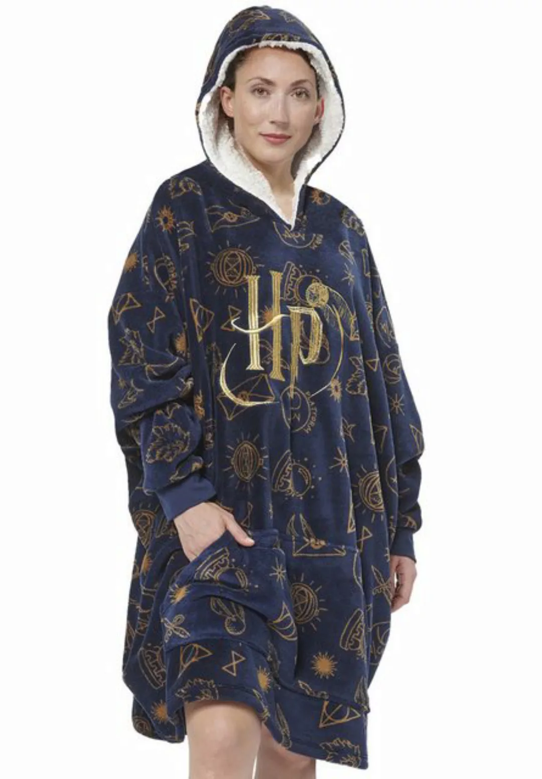 United Labels® Kapuzenpullover Harry Potter Oversize Cozy Hoodie Übergroße günstig online kaufen