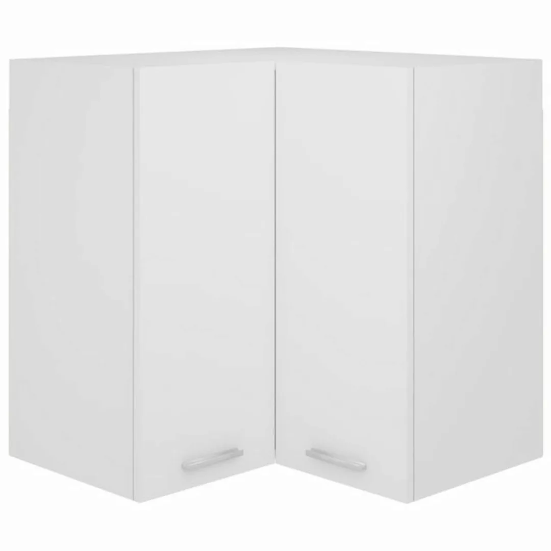 vidaXL Eckschrank vidaXL Eckhängeschrank Weiß 57x57x60 cm Holzwerkstoff günstig online kaufen