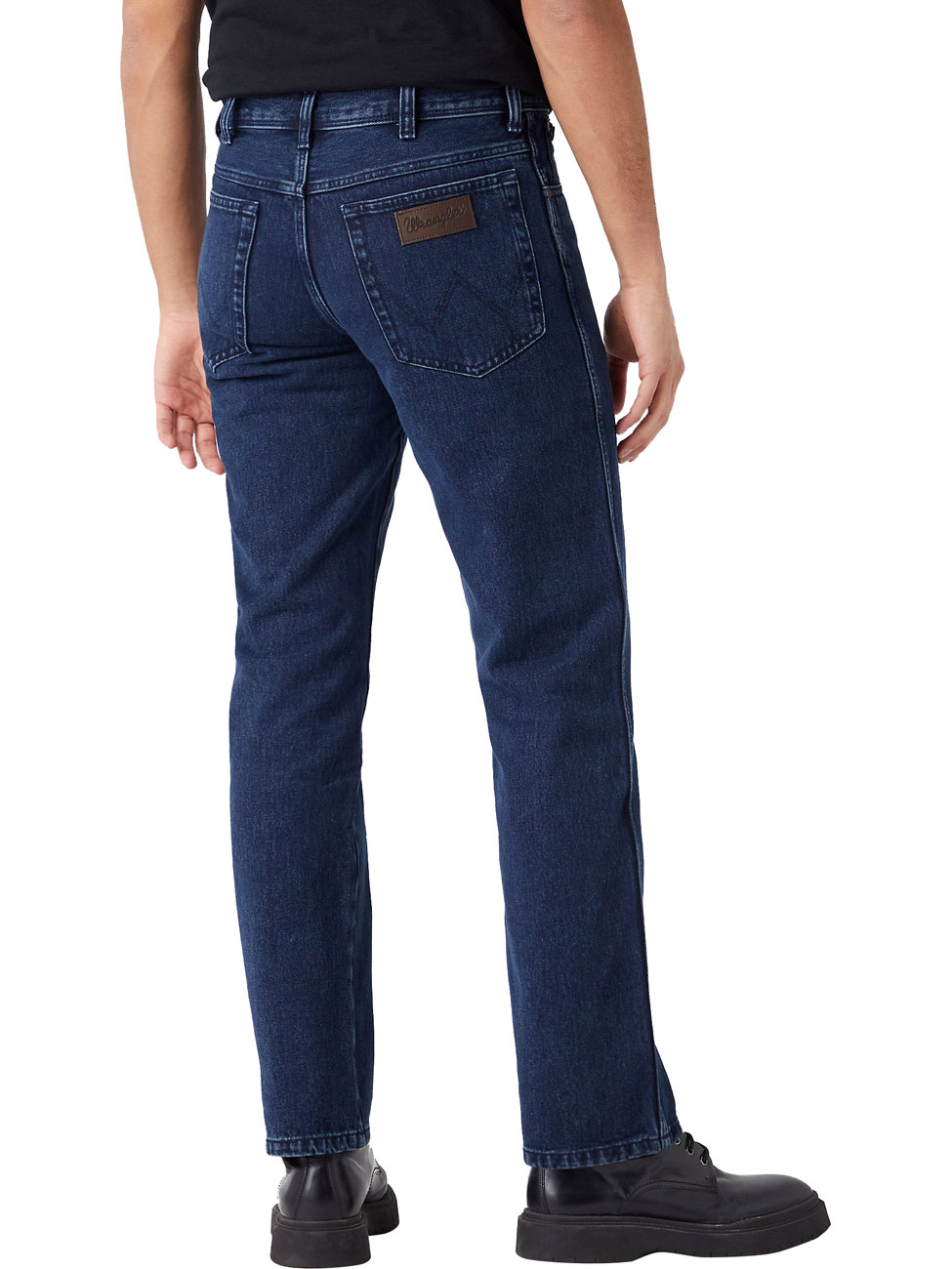 Wrangler Herren Jeans Texas - Regular Fit - Blau - Coalblue Stone günstig online kaufen