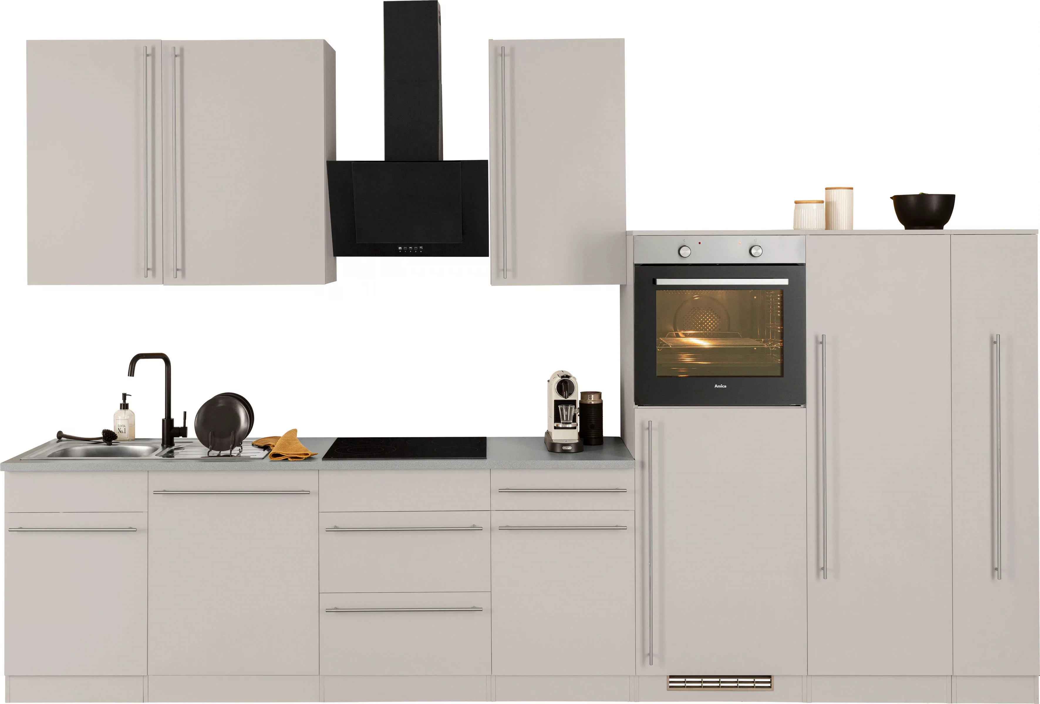 wiho Küchen Küchenzeile "Chicago", ohne E-Geräte, Breite 360 cm günstig online kaufen