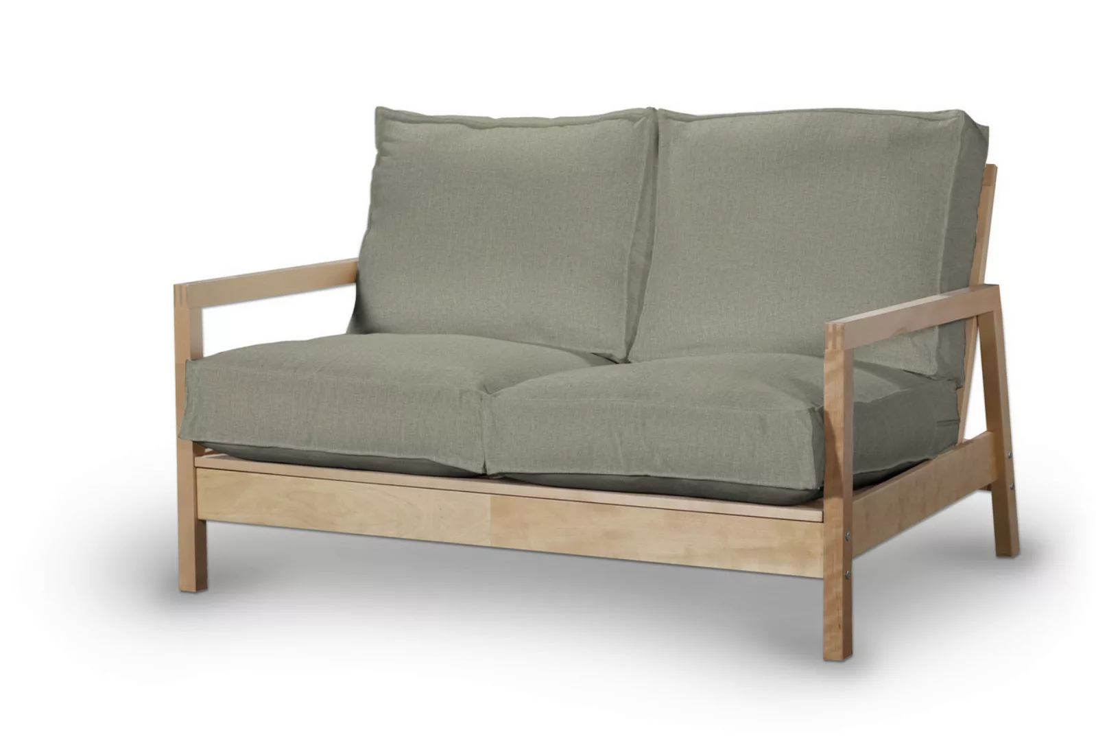 Bezug für Lillberg 2-Sitzer Sofa, beige- grau, Sofahusse, Lillberg 2-Sitzer günstig online kaufen
