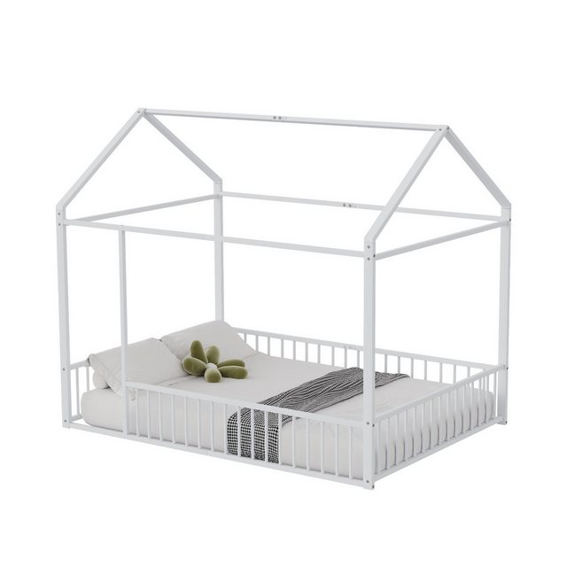 REDOM Metallbett Kinderbett Hausbett Metal, Hausbettrahmen (Metallbett mit günstig online kaufen