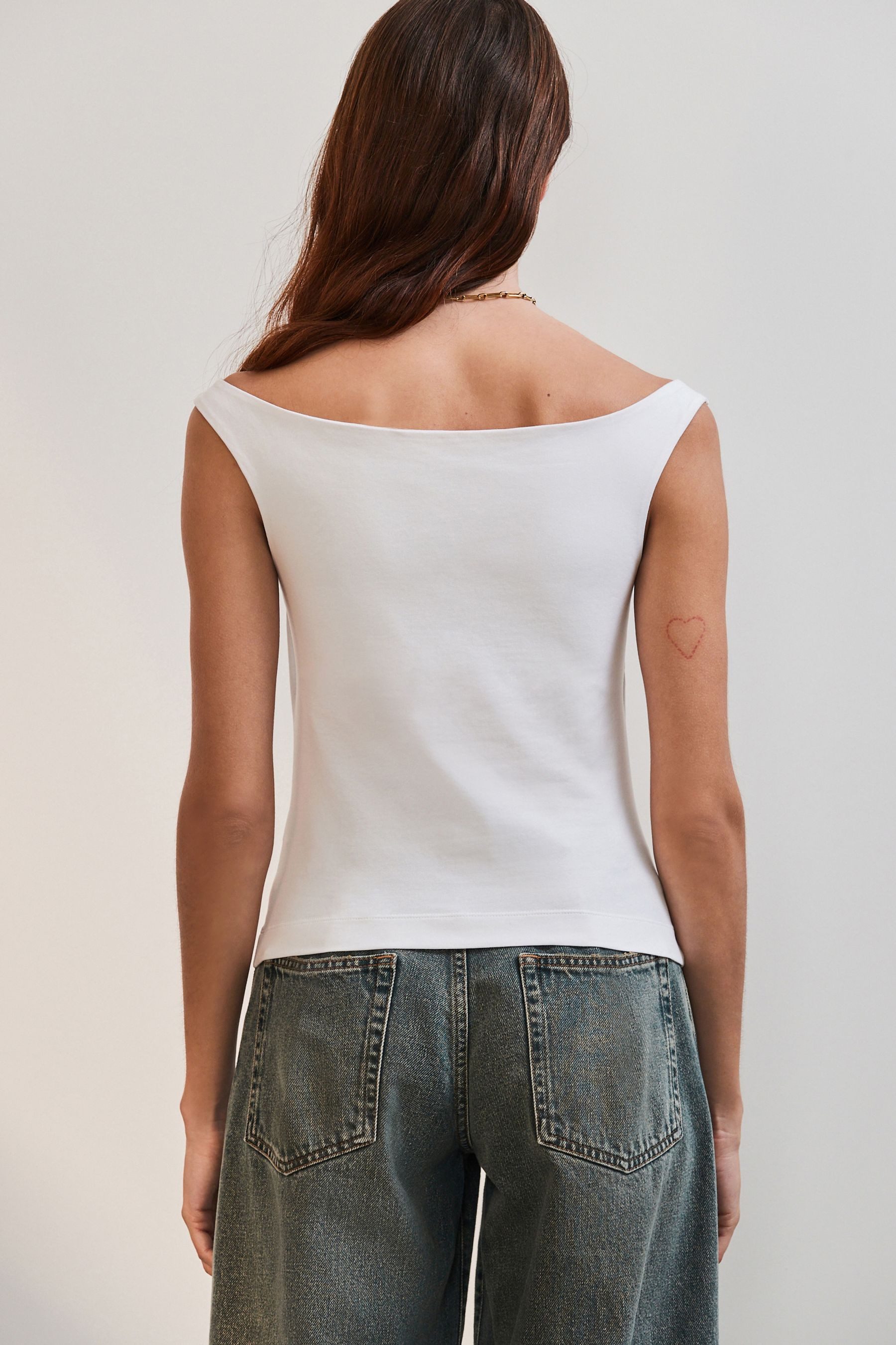 Next Shirttop Top mit offenem Ausschnitt günstig online kaufen