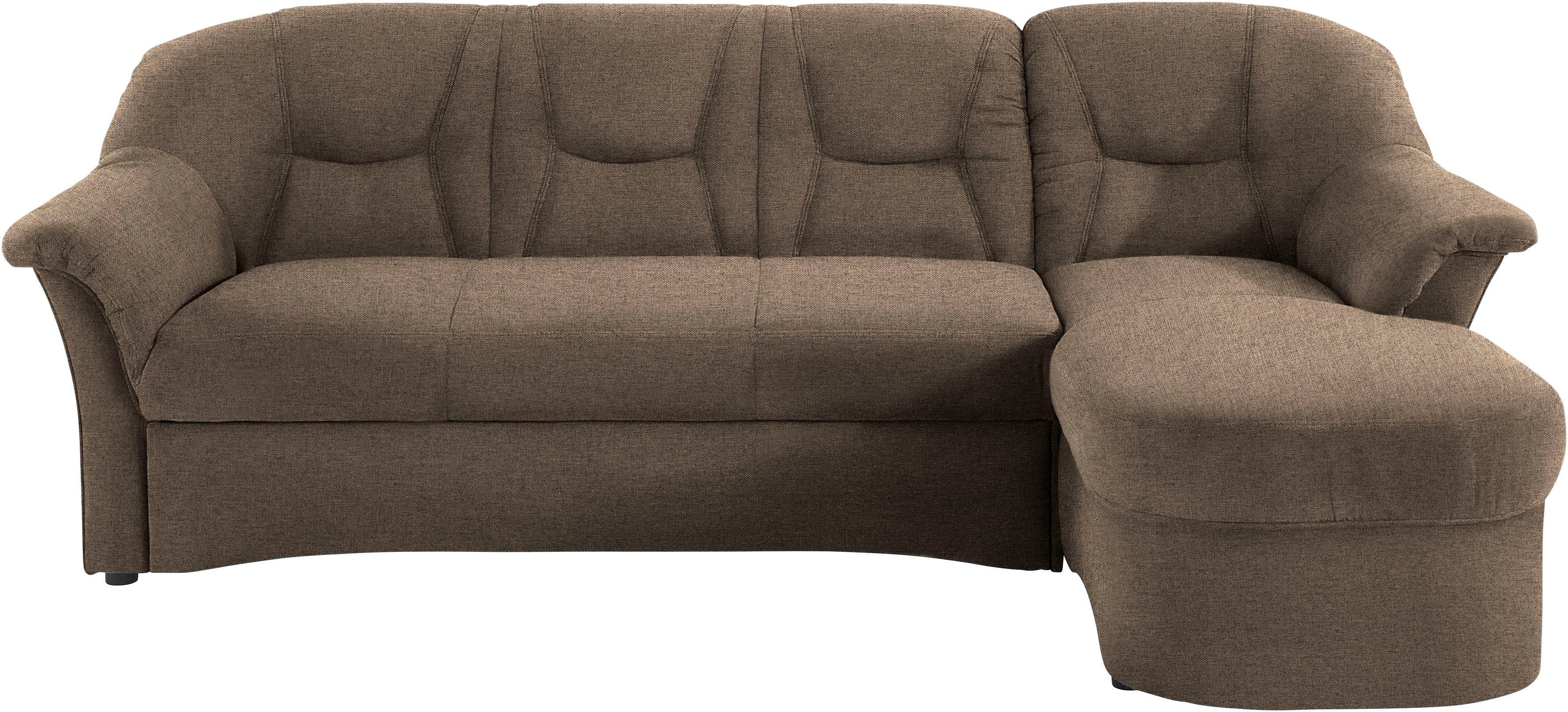 DOMO collection Ecksofa "Sarafina zeitlos und komfortabel, optional mit Fed günstig online kaufen