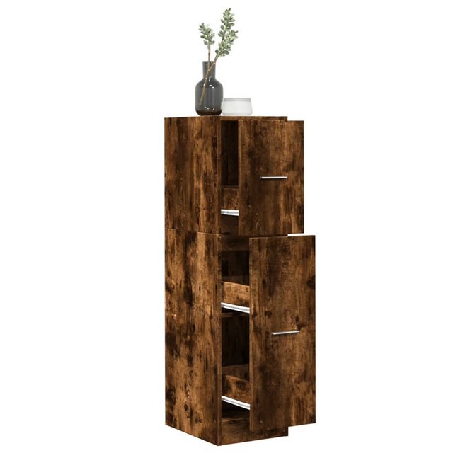 vidaXL Schrankmodule Apothekerschrank Räuchereiche 30x41x118 cm Holzwerksto günstig online kaufen