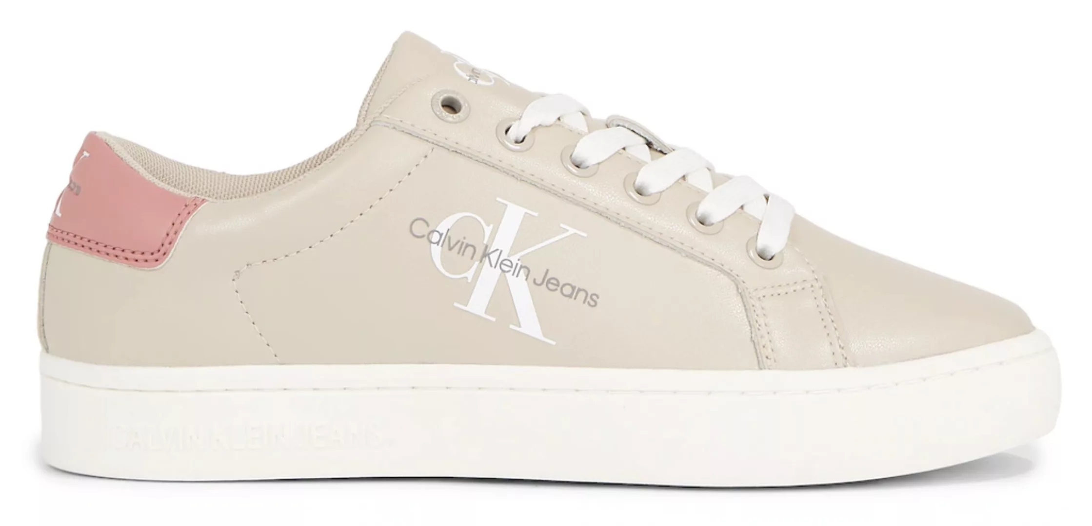 Calvin Klein Jeans Sneaker "CLASSIC CUPSOLE LACEUP LTH WN", mit seitlichem günstig online kaufen