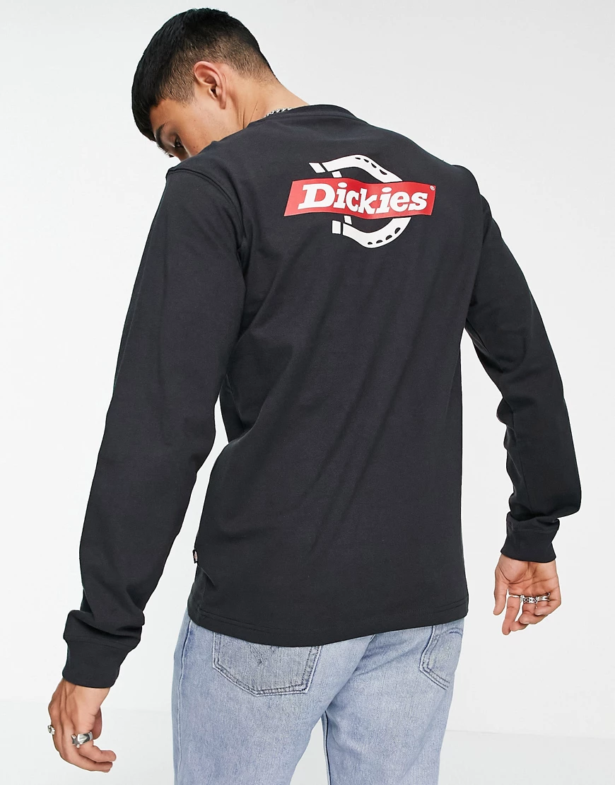 Dickies – Ruston – Langärmliges Shirt in Schwarz günstig online kaufen