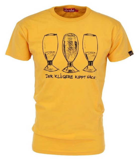 Derbe Print-Shirt Der Kluge (1-tlg) günstig online kaufen