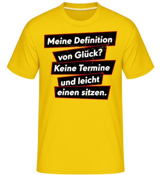 Definition Von Glueck · Shirtinator Männer T-Shirt günstig online kaufen