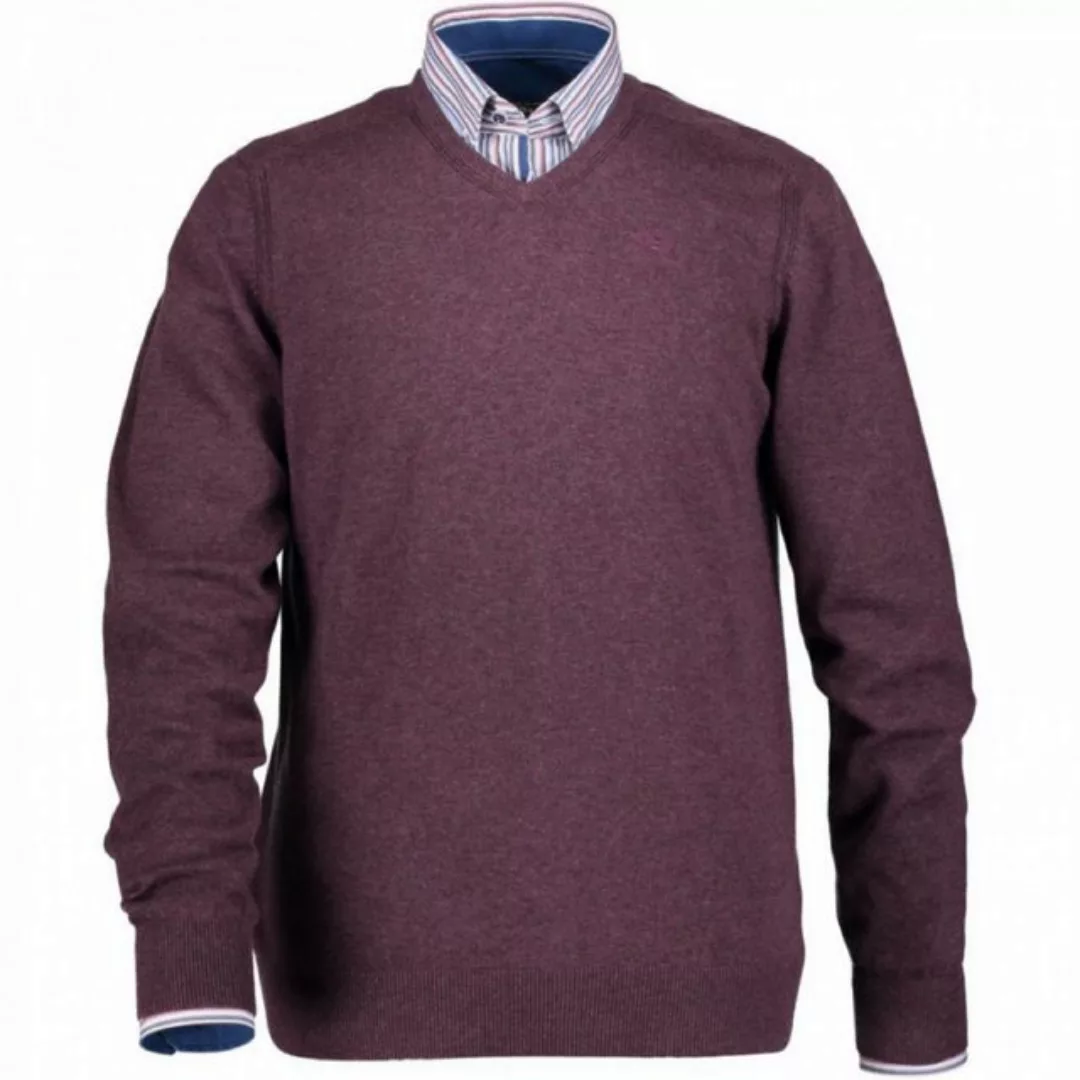 STATE of ART V-Ausschnitt-Pullover Pullover in Unifarbe Gr. XXL günstig online kaufen