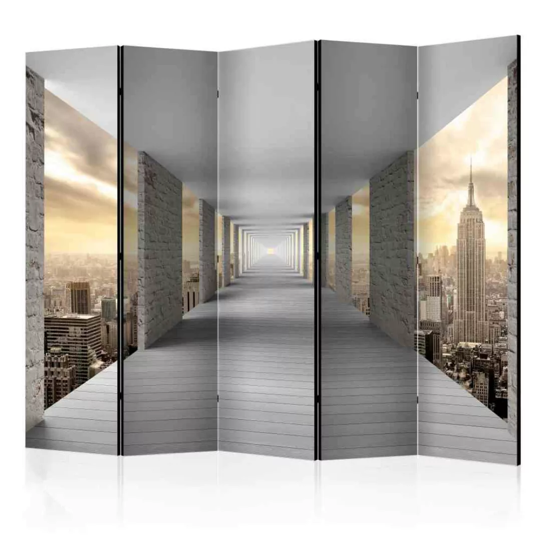 Raumteiler Paravent mit Säulengang in Amerika Motiv 225 cm breit günstig online kaufen