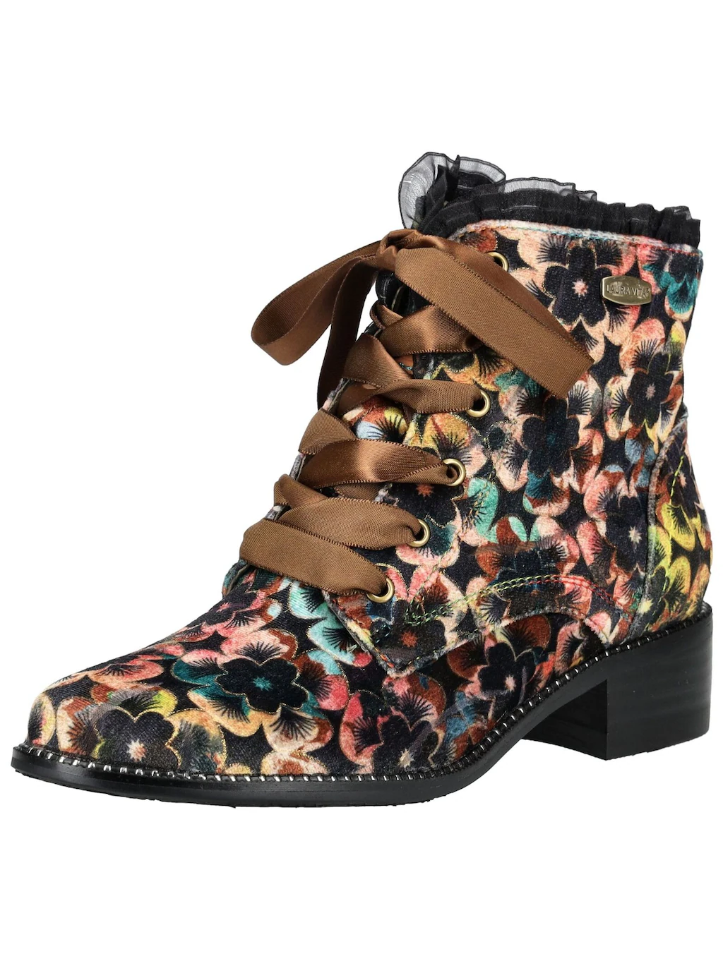 LAURA VITA Schnürstiefelette "LAURA VITA Stiefelette Textil" günstig online kaufen