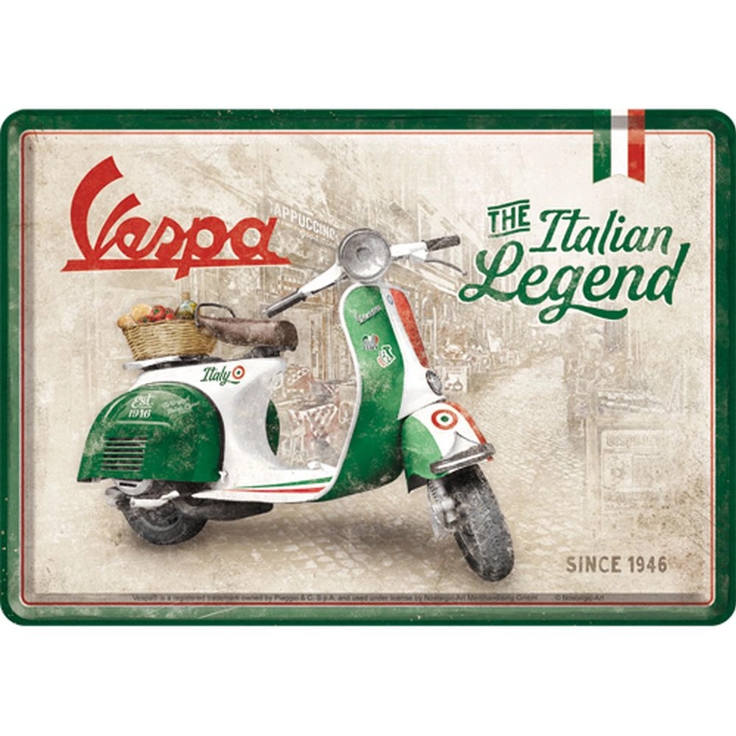 Nostalgic-Art Blechpostkarte - Vespa - Vespa - Italian Legend günstig online kaufen