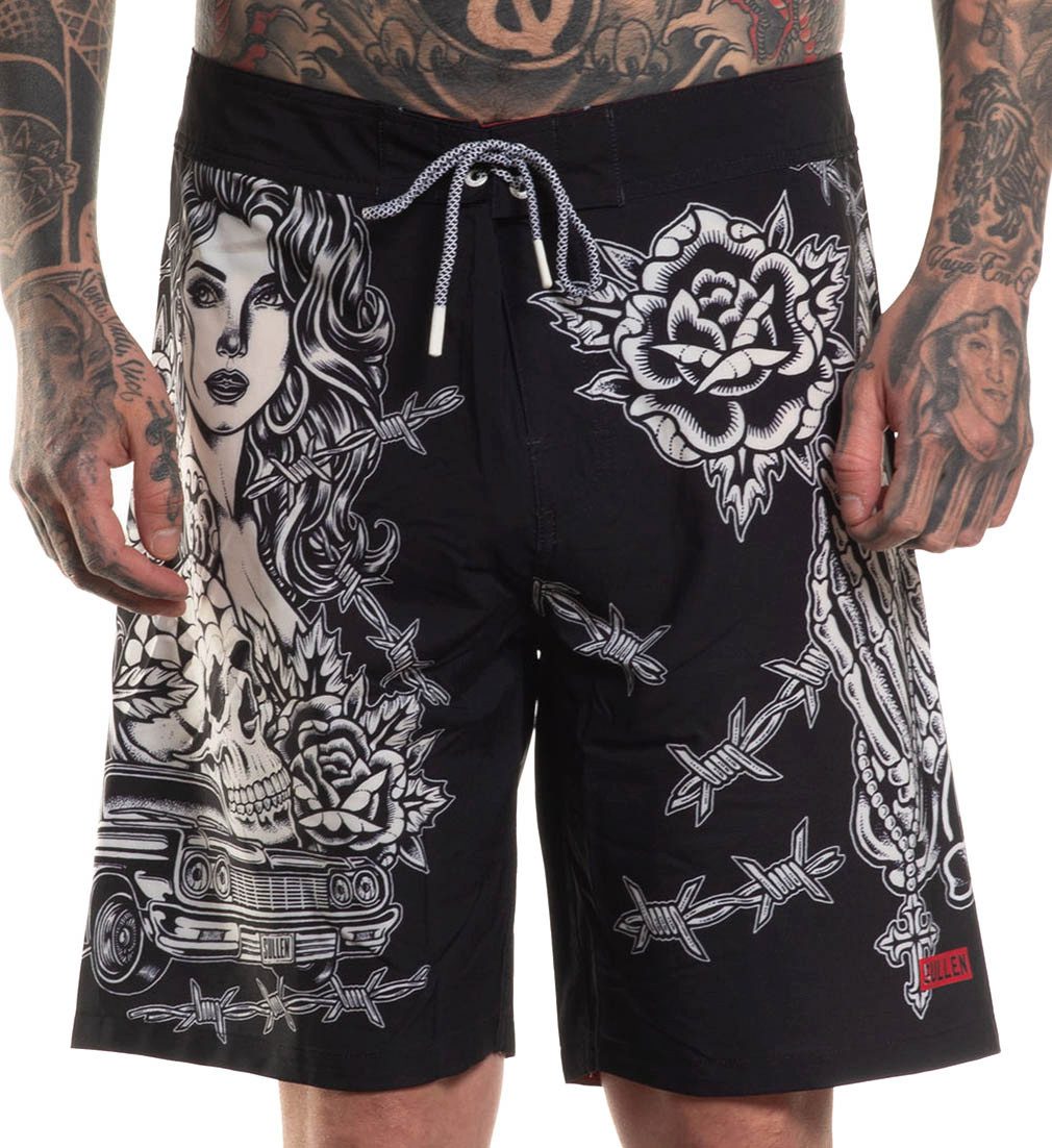 Sullen Clothing Boardshorts Main St Tattoo günstig online kaufen