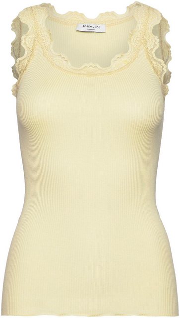 rosemunde Tanktop Babette Silk Top wunderschöner Vintage-Spitzenbesatz an A günstig online kaufen