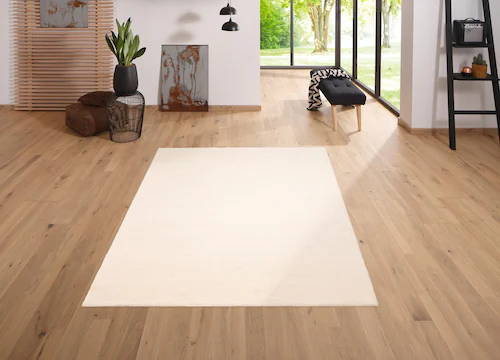 my home Wollteppich »Malia«, rechteckig, 24 mm Höhe, reine Wolle, echter Be günstig online kaufen
