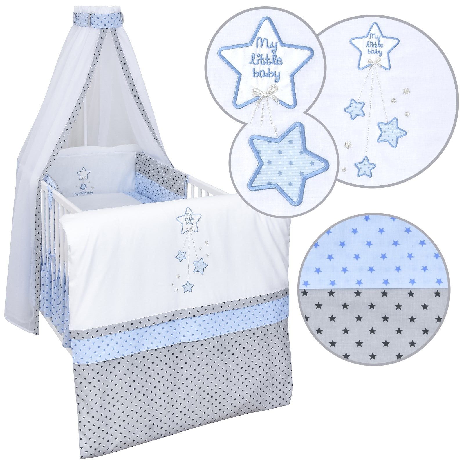 Baby-Delux Babybettwäsche Baby Bettwäsche Set 4-Tlg. günstig online kaufen