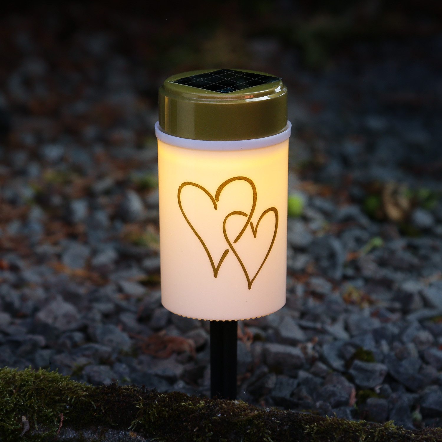 MARELIDA LED-Kerze LED Solar Grablicht Grabkerze günstig online kaufen