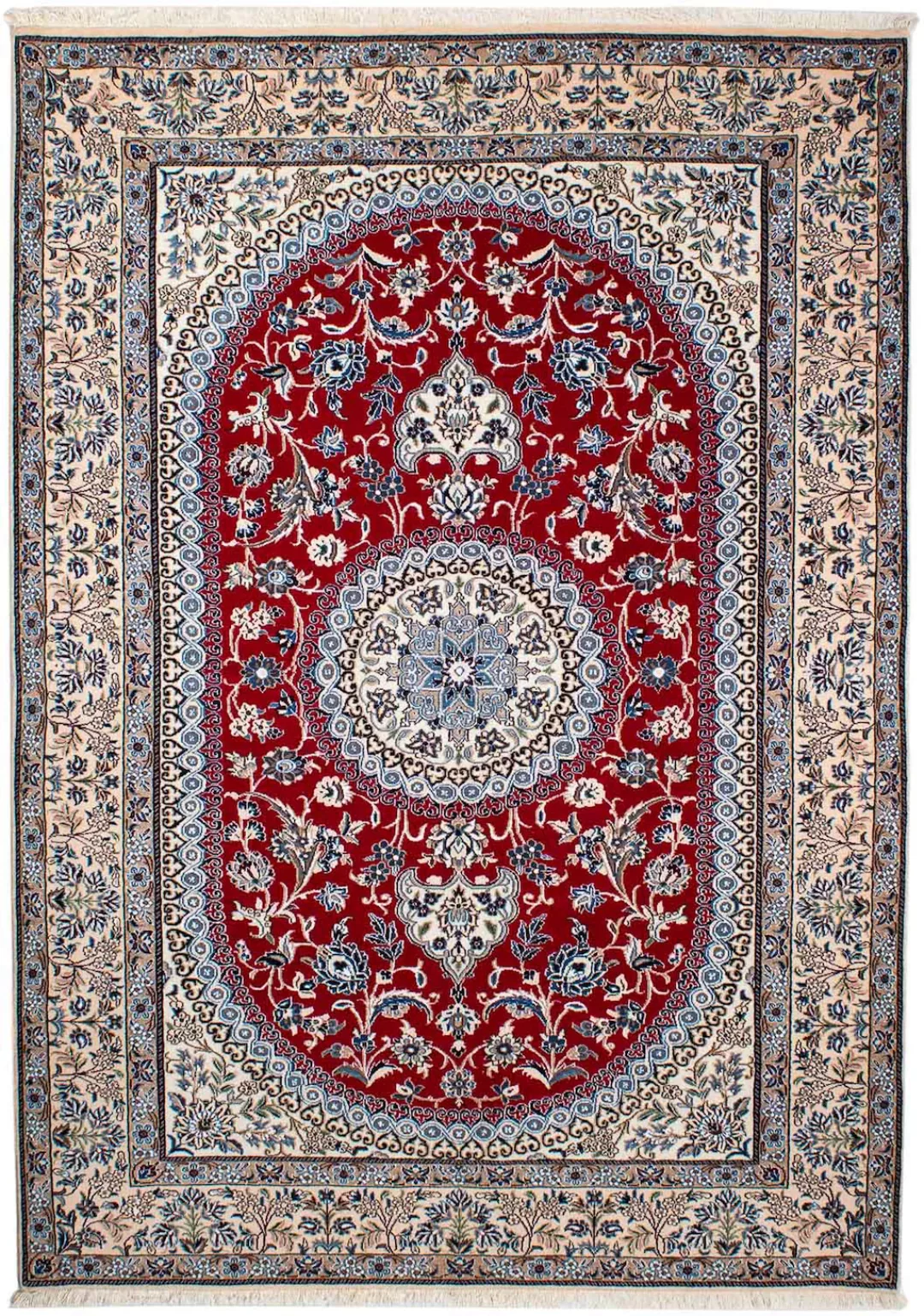 morgenland Orientteppich »Perser - Nain - Royal - 240 x 165 cm - dunkelrot« günstig online kaufen