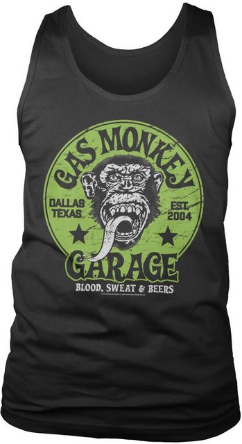 Gas Monkey Garage T-Shirt Green Logo Tank Top günstig online kaufen