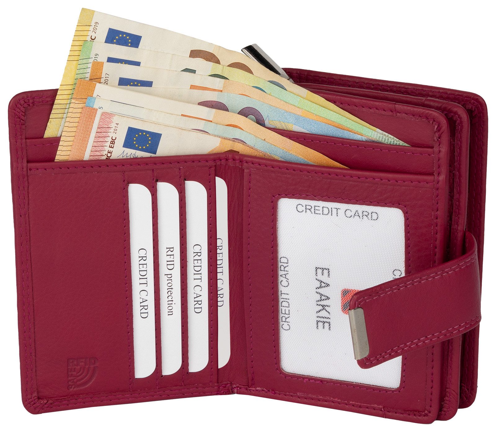 EAAKIE Geldbörse RFID Damen Geldbörse Portemonnaie günstig online kaufen
