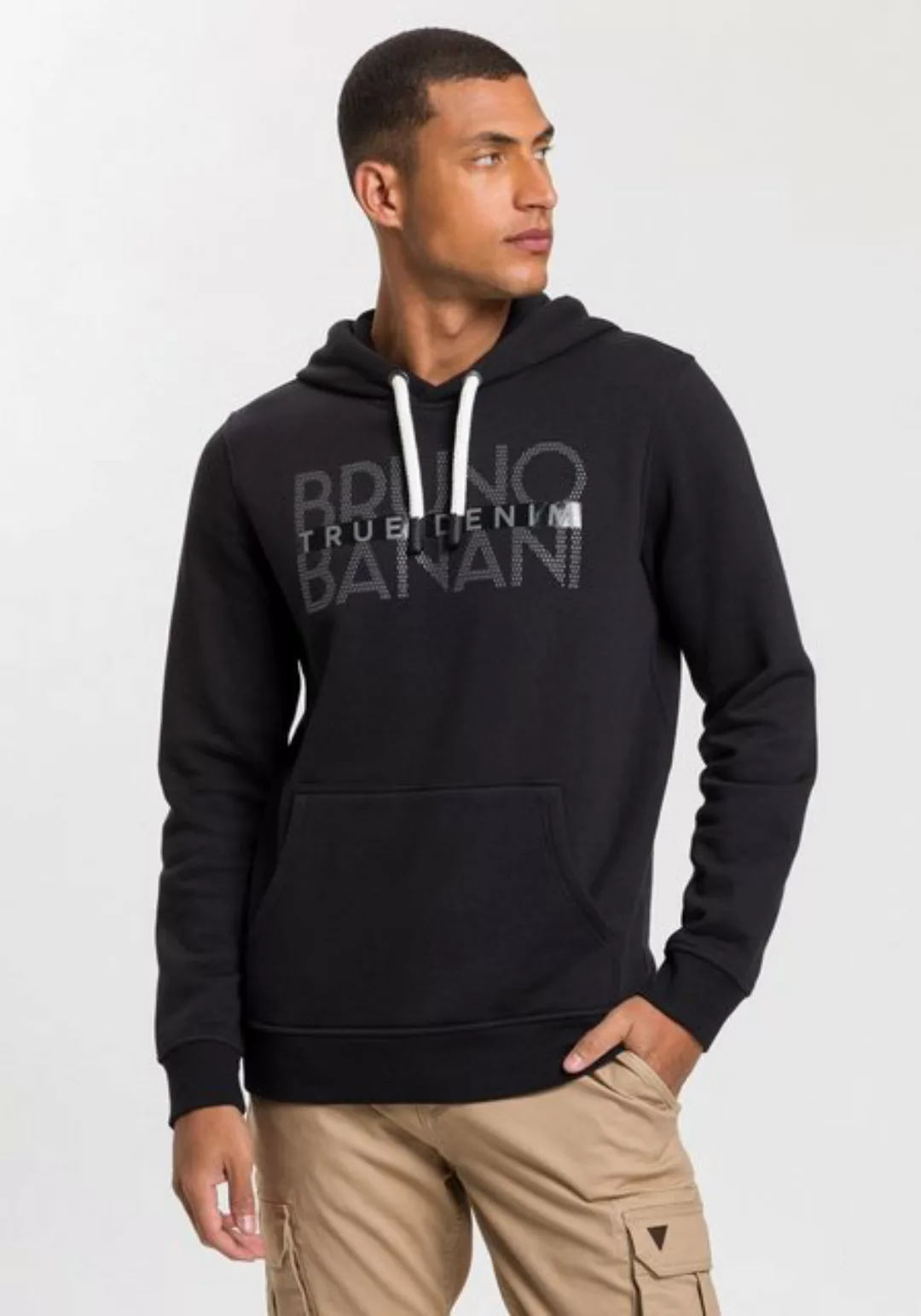 Bruno Banani Kapuzensweatshirt Logoprint vorne günstig online kaufen