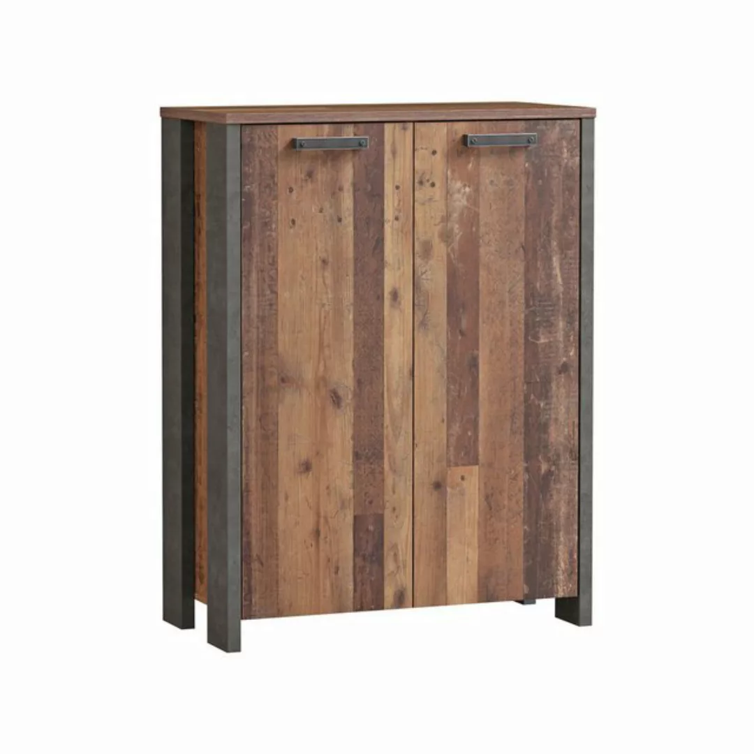 expendio Aktenschrank Cedric 105 Old Wood Vintage Nb. / Betonoptik dunkelgr günstig online kaufen