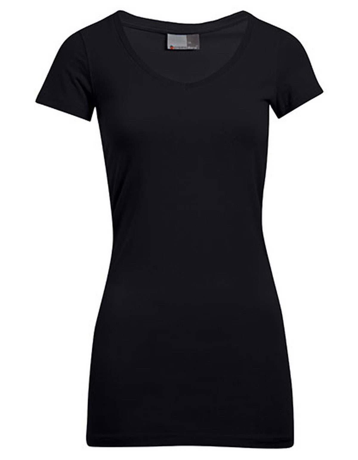 Promodoro Hoodie Women´s Slim Fit V-Neck-T günstig online kaufen