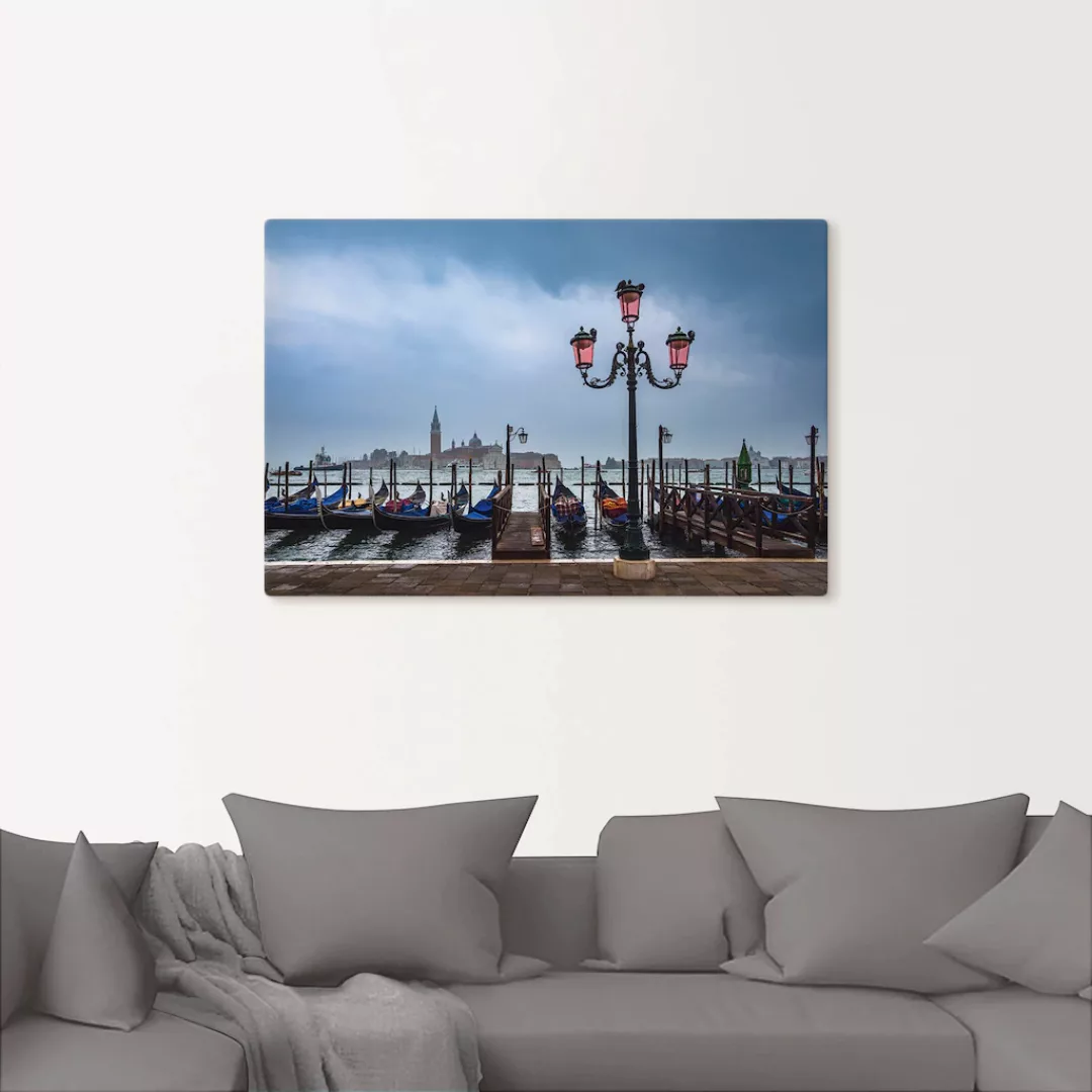 Artland Wandbild »Blick auf die Insel San Giorgio Maggiore«, Venedig, (1 St günstig online kaufen