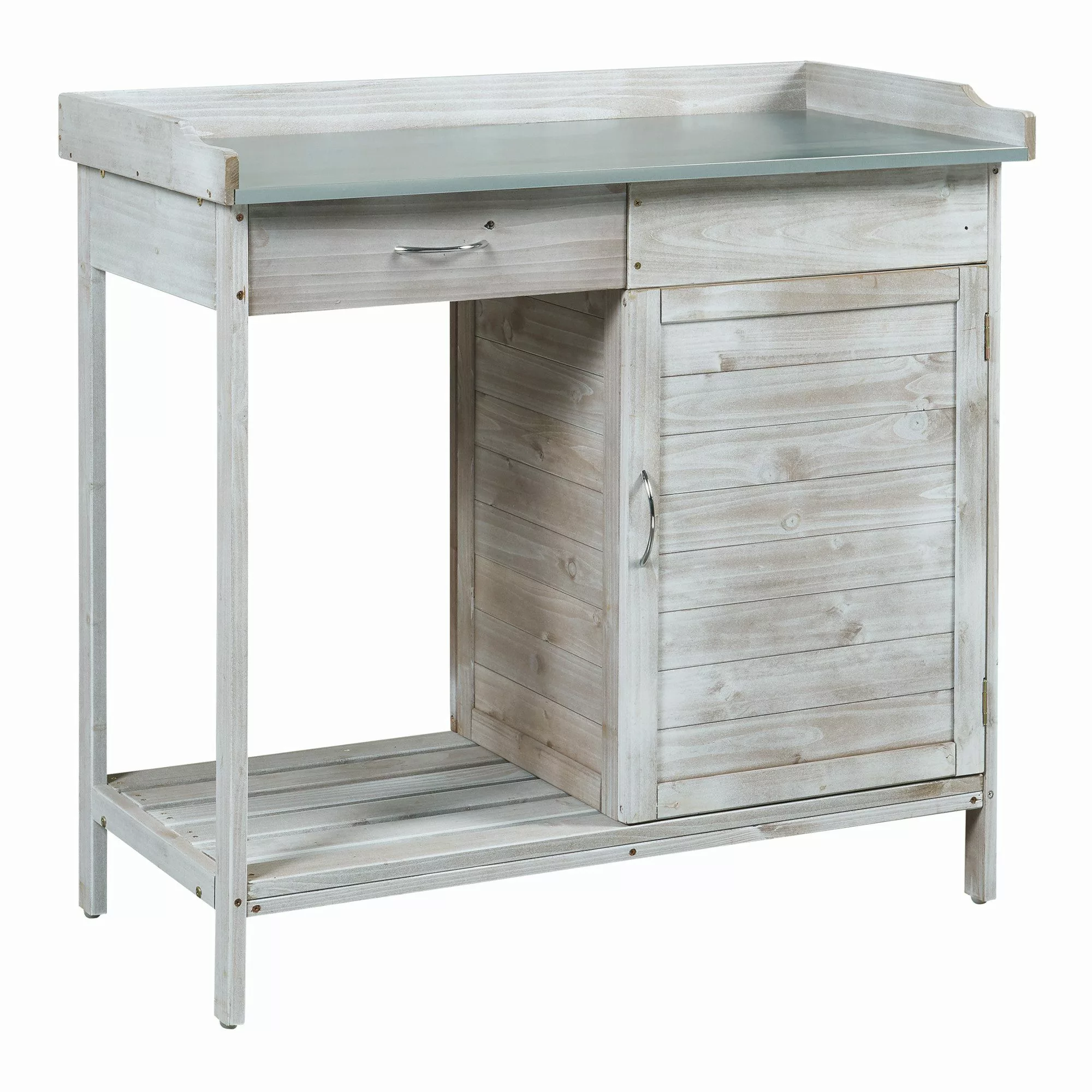 casa.pro Pflanztisch, »Aliano« verzinkte Arbeitsplatte 98x48x94 günstig online kaufen