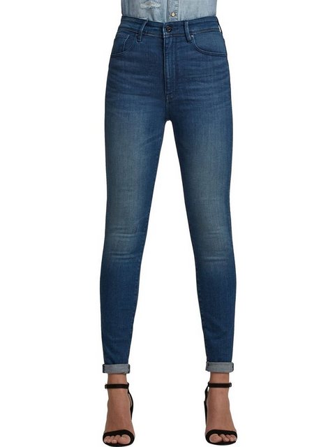 G-Star Damen Jeans Kafey Ultra High Skinny - Blau - Faded Neptun Blue günstig online kaufen