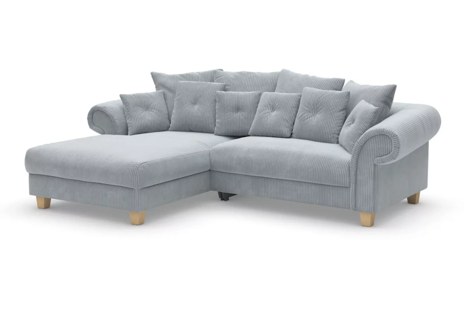 Home affaire Ecksofa "Queenie", (2 St.), Sitzkomfort, zeitloses Design, ink günstig online kaufen